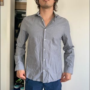 Grey Button Up men’s shirt